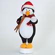 Plush Animated Musical Penguin with Lighted Snowball Christmas Decoration 18"