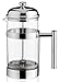 Hunt Brothers French Press Coffee Maker 8 Cups/4 Mug, 1L, 34 oz Limited Edition, Heat Resistant Glass Stainless Steel