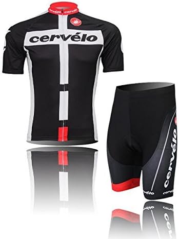 2014 NEW Black CERVELO Cycling Jersey Bicycle Short Sleeve Jersey Jacket Comfortable Breathable Shirts Tops by Isabelle's Store