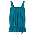 Girls' Xhilaration® Sleeveless Crinkle Tank - Turquoise