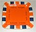 Auburn Tigers Striped Small Square Plate