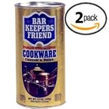 Bar Keepers Friend Cookware Cleanser & Polish 12 Oz Two Pack
