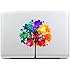 LoveDecalHome macbook decal colors tree Macbook sticker partial cover Macbook Pro decal Skin Macbook Air 13 Sticker Macbook decal