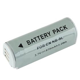 eForCity NB-9L Compatible Li-ion Battery for Canon Digital Camera
