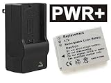 PWR+ Charger & Battery Combo for Samsung SLB-0837 SLB-0737 SLB0837 SLB0737; Kodak KLIC-7005 KLIC7005; Benq DLi-102 DLi102; Fuji NP-40 NP-40N NP40 NP40N; Konica Minolta NP-1 NP1