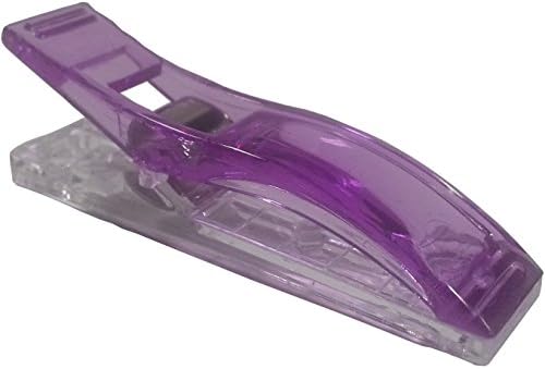 World Weidner 25 Pieces of Sewing Quilting &amp; Crafting JUMBO Wonder Clips Purple Color