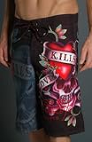 Ed Hardy - Ed Hardy Love Kills Slowly Boardshort (EDM101C)