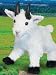 Plush Maggie Mountain Goat 8"