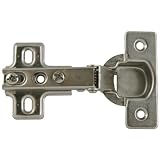 Buy 1 3 4 Satin Nickel Full Overlay Concealed Cabinet Door Hinges Pair by Ultra Hardware