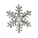 Jewelry : Eve's Addiction Sparkling CZ Elegant Sterling Silver Snowflake Pin