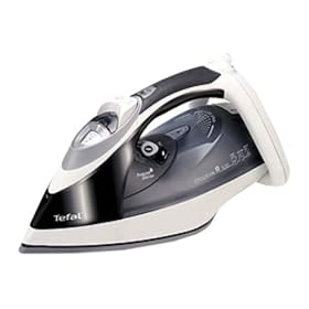 Tefal Program 8 FV9355 Steam Iron, Continuous Steam, Gloss Black, 2400 Watts