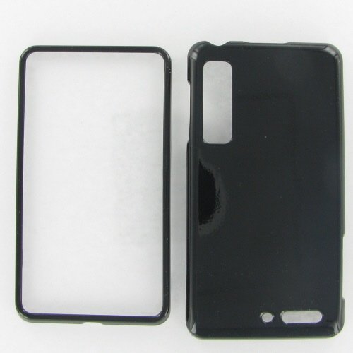 Motorola XT862 Droid 3 Black Rubber Protective Case