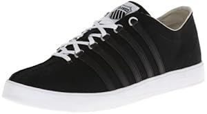 K-Swiss Men's The Classic Lite T Lace-Up Sneaker,Black/White,6.5 M US