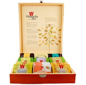 WISSOTZKY Mahogany Tea Chest (9 Flavors), 5.19-Ounce Boxes by Wissotzky