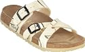 Papillio Sandals ''Oder'' from Birko-Flor in ornament shadow cream with a regular insole