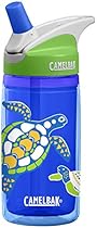 CamelBak Kids Eddy Insulated Water Bottle, Mosaic Turtles, 0.4 L

