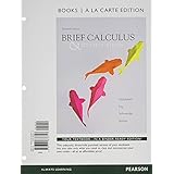 brief calculus  its applications books a la carte plus new mymathlab with pearson etext access card package