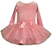 Baby Skirts - Bonnie Baby Pink Stretch Velvet Bodice To Pink Tulle Skirt, Pink, 24 Months