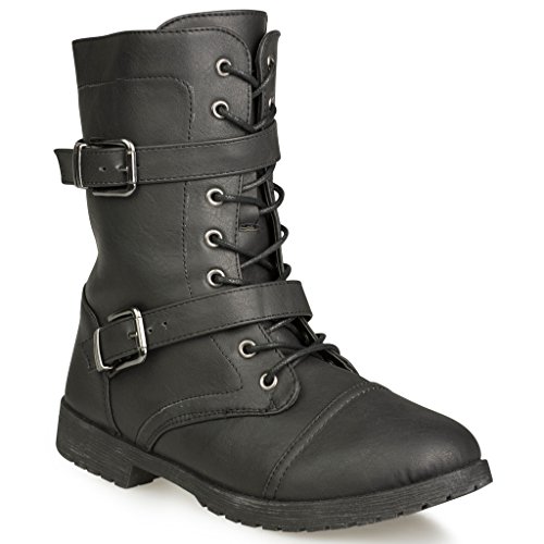 Twisted Women's Ainsley Fashion Military Boot