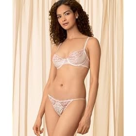 Jezebel Scandalous Lace Unlined Bra (10269) (38B, WINTER WHITE)