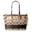 Coach Signature Striped Multi Business Tote Bag 13803