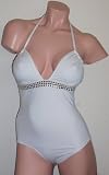MICHAEL KORS Studded Halter Swimsuit 66852D7