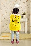 Unisex-Child Plush Animal Hoody Vest Costumes (M)Pikachu