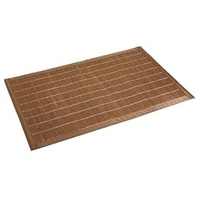 Wenko Bathmat Bamboo, Dark Brown