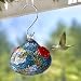 Shimmer Glass Hummingbird Feeder