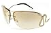 New Robert Cavalli Maia 152-S 152S 772 Sunglasses Transparent Flash Silver Gradient Gold Lens Shiny Rose Gold Frame Size: 68-9-125 Image