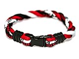 Ionic Balance Tri-Twist Braid - Red / White / Black