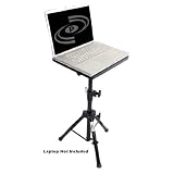 Pyle-Pro - Pro DJ Laptop Tripod Adjustable Stand For Notebook Computer