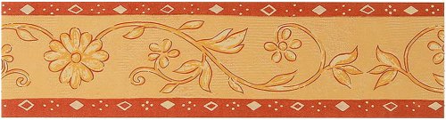 A.S. Creation 524126 Bord&uuml;re Terracotta Mediterran Rot Beige