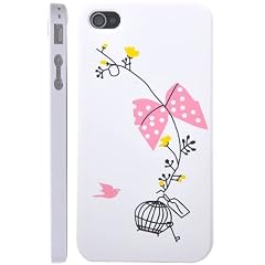 Iprotect ORIGINAL APPLE IPHONE 4 / 4S VOGEL UND K�FIG IGLAZE HARDCASE / H�LLE WEISS / ROSA