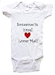 SOMEONE IN ISRAEL LOVES ME - ISRAEL BABY - Country Series - White, Blue or Pink Onesie / Baby T-shirt