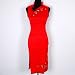 Prom Grace Cheongsam Mini Dress Party Red Available Sizes: 0, 2, 4, 6, 8, 10, 12