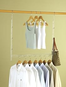 Organize It All 1346W Closet Doubler, Chrome
