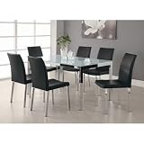 Ladonia Dining Table in Chrome
