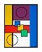 Modernist Autumn by Dougall. Art Print Poster FRAME IT.. 35 inches width by 35 inches height. Highest Quality Art Poster Print