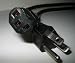 Quality Heavy Duty IEC C13 14 Awg 3 ft Power Cord for Amplifiers and Powered Speaker Subwoofer Nema 5-15 to IEC320 C13