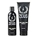 ZEUS Beard Wash Set for Men, Shampoo & Conditioner Duo with Green Tea & Essential Oils, Hydrates, Softens & Strengthens Beard Hair (Made in USA) Verbena Lime