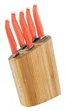 Furi Rachael Ray Gusto-Grip 6-Piece Bamboo Knife Block