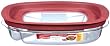 Rubbermaid FG7K75TRCHILI 4.3-Cup Divided Premier Food Storage Container