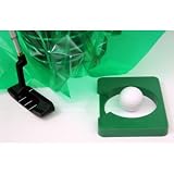 Executive Travel Putter with Telescoping Shaft and Simulated Hole and Golf Ball