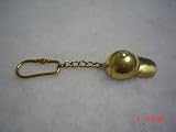 Brass Captain Cap Key Chain, Made in India, 1 Item