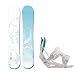 Flow Venus Damen Snowboardset + Flow Flite 2 Softbindung Snowboardbindung white Modell 2008