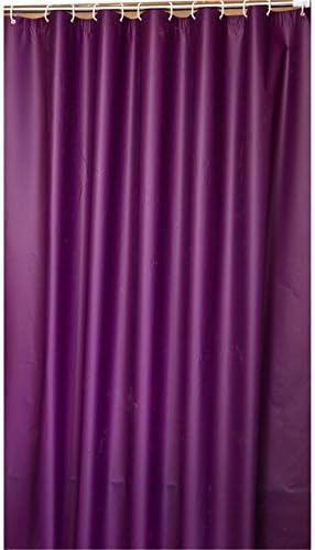 Hot San PEVA Bathroom Shower Curtains With Pure Purple Design,80x86in(200x220cm)