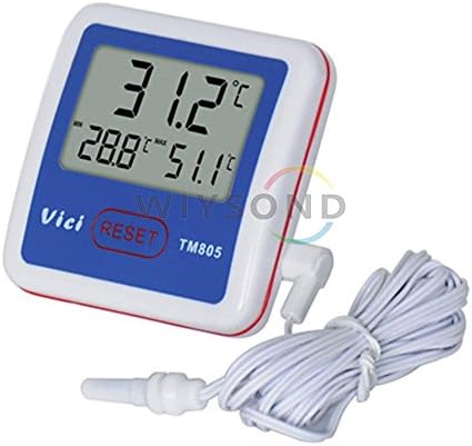 Wiysond TM805 Large LCD display Fridge Refrigerator Freezer Digital Temperature Thermometer Meter