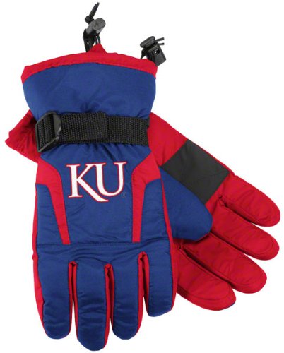 Kansas Jayhawks adidas 2011 Sideline Football Players Nylon Gloves