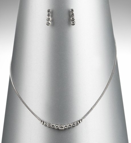 Sparkle Bar Earrings & Necklace Set